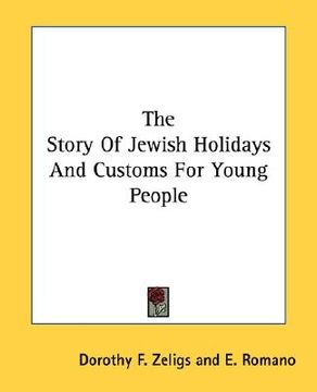 portada the story of jewish holidays and customs for young people (in English)