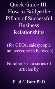 portada Quick Guide III - How to Bridge the Pillars of Successful Business Relationships: For CEOs, salespeople and everyone in between: Volume 3 (Quick Guides to Business)