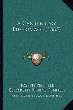portada a canterbury pilgrimage (1885) (en Inglés)