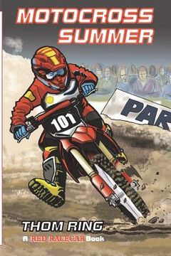 portada Motocross Summer: A Red Racecar Book (en Inglés)