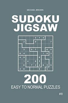 portada Sudoku Jigsaw - 200 Easy to Normal Puzzles 9x9 (Volume 8) (in English)