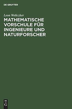portada Mathematische Vorschule für Ingenieure und Naturforscher (in German)