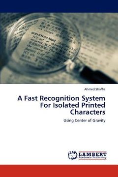 portada a fast recognition system for isolated printed characters (en Inglés)