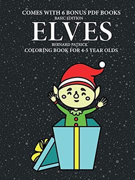 portada Coloring Book for 4-5 Year Olds (Elves) (en Inglés)