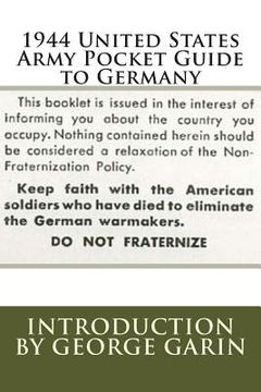 portada 1944 United States Army Pocket Guide to Germany (in English)