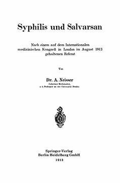 portada Syphilis und Salvarsan: Nach einem auf dem Internationalen medizinischen Kongreß in London im August 1913 gehaltenen Referat (German Edition)