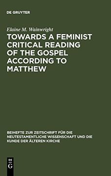 portada Towards a Feminist Critical Reading of the Gospel According to Matthew (en Inglés)