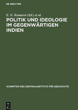 portada Politik und Ideologie im Gegenwärtigen Indien (in German)