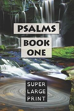 portada Psalms: Book one (Super Large Print Bible) (en Inglés)