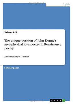portada The unique position of John Donne's metaphysical love poetry in Renaissance poetry