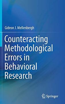 portada Counteracting Methodological Errors in Behavioral Research (en Inglés)