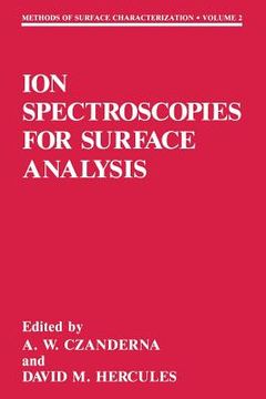 portada Ion Spectroscopies for Surface Analysis