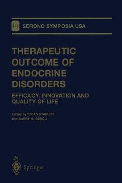 portada Therapeutic Outcome of Endocrine Disorders: Efficacy, Innovation and Quality of Life