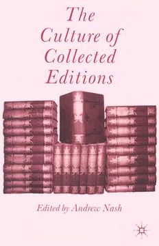 portada the culture of collected editions (en Inglés)