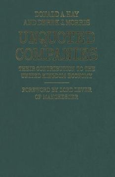 portada Unquoted Companies: Their Contribution to the United Kingdom Economy (en Inglés)