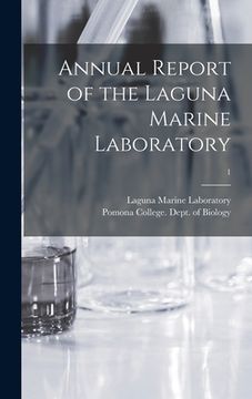 portada Annual Report of the Laguna Marine Laboratory; 1