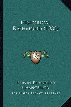 portada historical richmond (1885) (en Inglés)