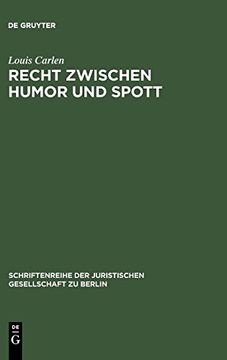portada Recht Zwischen Humor und Spott (en Alemán)