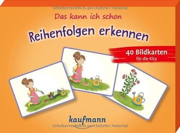 portada Das Kann ich Schon? Reihenfolgen Erkennen: 40 Bildkarten für die Kita (40 Bildkarten für Kindergarten, Kita Etc.  Praxis- und Spielideen für Kinder)
