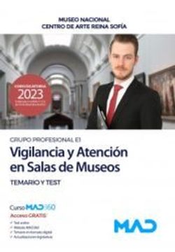 portada Vigilancia y Atencion en Salas de Museos (Grupo Profesional e1) Museo Nacional Centro de Arte Reina Sofia