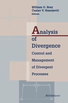 portada analysis of divergence: control and management of divergent processes (en Inglés)