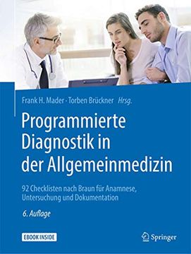 portada Programmierte Diagnostik in der Allgemeinmedizin: 92 Checklisten Nach Braun für Anamnese, Untersuchung und Dokumentation (en Alemán)