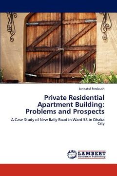 portada private residential apartment building: problems and prospects