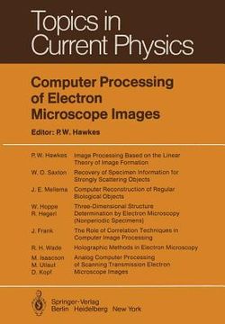 portada computer processing of electron microscope images (en Inglés)