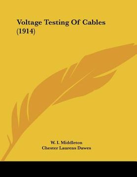 portada voltage testing of cables (1914) (in English)