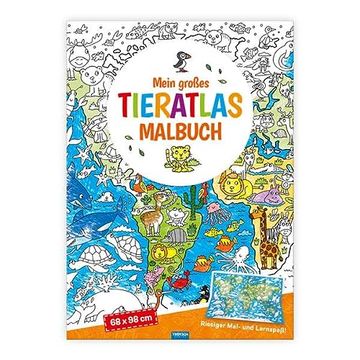 portada Trötsch Malbuch Mein Großes Tieratlas Malbuch (in German)