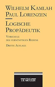 portada Logische Propädeutik: Vorschule Des Vernünftigen Redens (in German)