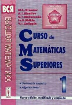 portada Curso de Matemáticas Superiores. Tomo 1: Geometría Analítica. Álgebra Lineal (in Spanish)
