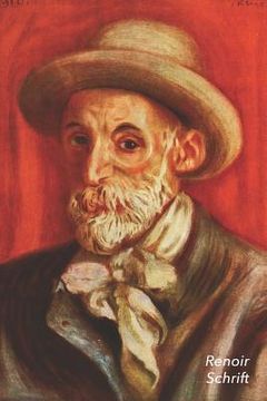 portada Renoir Schrift: Zelfportret Artistiek Notitieboek Ideaal Voor School, Studie, Recepten of Wachtwoorden