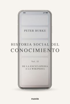 portada Historia social del conocimiento Vol. II (en ESP)