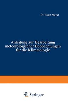 portada Anleitung zur Bearbeitung Meteorologischer Beobachtungen für die Klimatologie (in German)