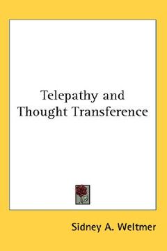portada telepathy and thought transference (in English)