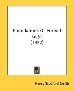 portada foundations of formal logic (1922) (in English)