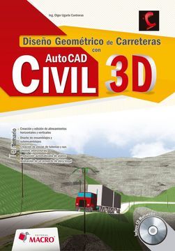 portada Diseno Geometrico de Carreteras con Autocad Civil 3d 2013 (Incluye cd)