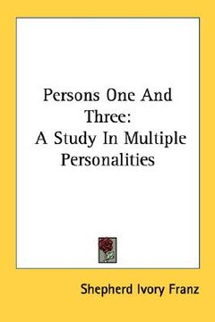 portada persons one and three: a study in multiple personalities (en Inglés)