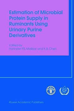 portada estimation of microbial protein supply in ruminants using urinary purine derivatives (en Inglés)