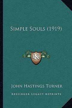 portada simple souls (1919) (in English)