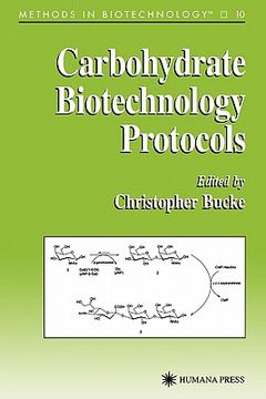 portada carbohydrate biotechnology protocols (en Inglés)