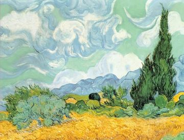 portada Van Gogh Countryside Portfolio Notes (en Inglés)