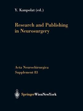portada research and publishing in neurosurgery (in English)