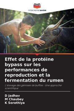 portada Effet de la protéine bypass sur les performances de reproduction et la fermentation du rumen (en Francés)