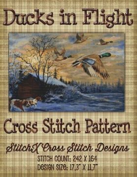 portada Ducks in Flight Cross Stitch Pattern