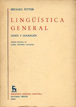 portada lingüística general. teoría y descripción.