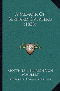 portada a memoir of bernard overberg (1838) (in English)
