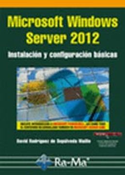 portada Msoft. Windows Server 2012. Inst. Y Configuracion Basicas