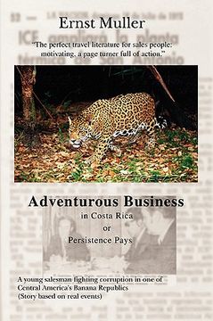 portada adventurous business in costa rica or"persistence pays" (en Inglés)